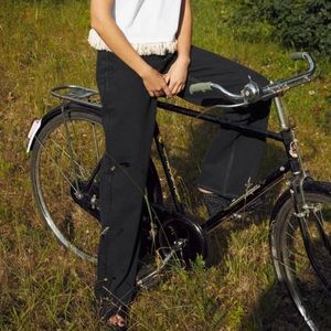 Zara Hi Rise Wide Leg Full Length Jeans